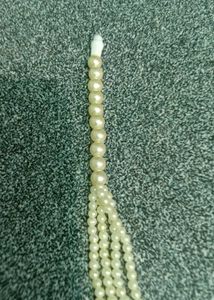 Elegant Pearl Necklace with Floral Pendant