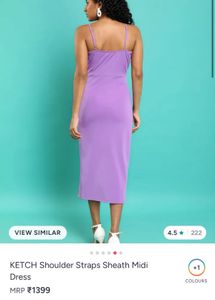 Elegant Purple Ruched Bodycon Dress