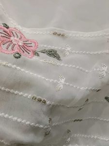 Elegant Embellished Kurta With Duppata