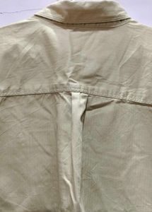 Khaki Short Sleeve Button-Down
