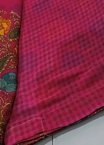 Printed Soft Saree With Unstitched Blouse