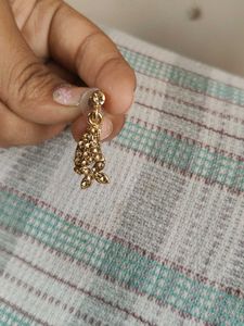 Gold-Tone Necklace and Earring Set