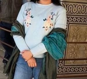 Light Blue Knit Sweater