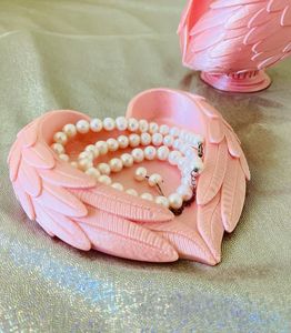 Angel Wing Heart Jewelry Tray