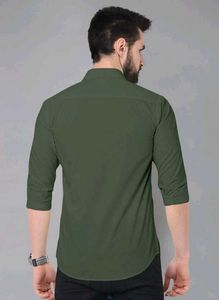 Premium Olive Green Formal Shirt for Men | Full Sl