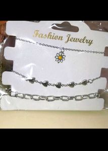 Cute Daisy Flower Necklace &amp; Bracelet Set