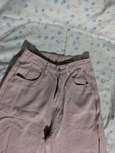 Light Pink Corduroy Pants