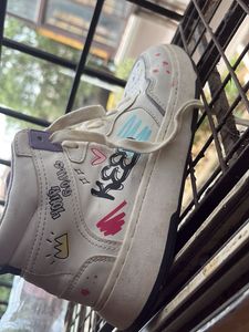 Graffiti High-Top Sneakers