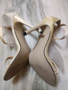Off White Mismatch Sexy Heels Sandals 38 Size