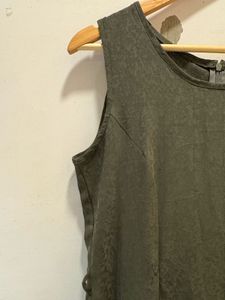 Chic Olive Green Maxi Dress