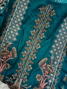 Elegant Teal Embroidered Kurta