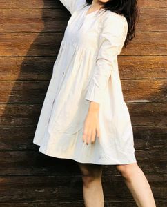 Boho Chic Cream Dress