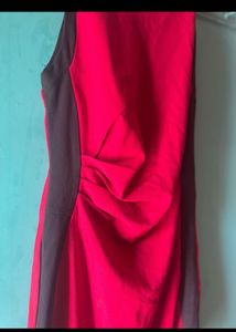 Chic Red &amp; Black Sheath Dress
