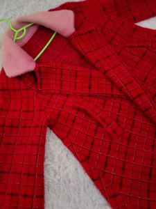 Combo of Cozy Red Jacket &amp; Blue Blazer