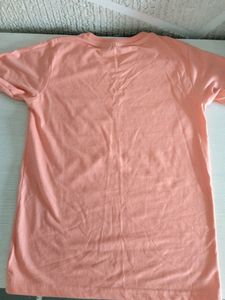 Cotton Regular Peach Color T-shirt