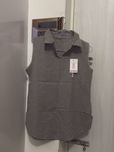 Classic Checkered Sleeveless Top