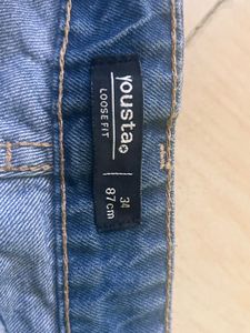 Wide Leg Denim Jeans