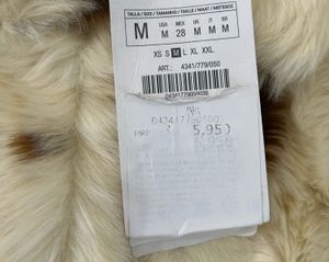 Zara animal print Faux Fur Jacket