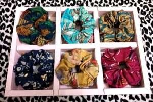 Colorful Scrunchie Collection ✨ (Pack Of 12)