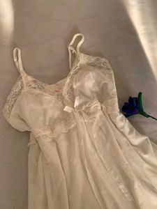 Vintage Lace Slip Nightgown
