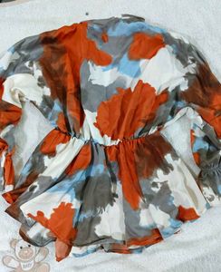 Bohemian Print short top