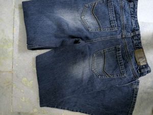 Classic Blue Wash Straight Leg Jeans