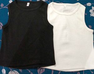 Black And White Tank Tops