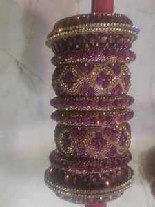 Exquisite Embellished Bangle Set