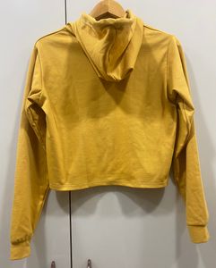 Women’s Mustard Yellow Crop Top With Cap