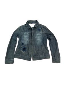 y2k Embroidered Denim Jacket