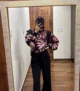 FARM RIO  Banana Dots Pullover Sweater
