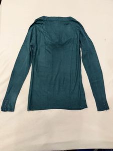 Mango Teal Bow top
