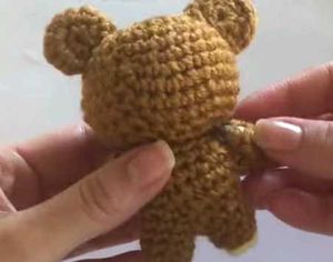 Crochet Rilakkuma Bear Plush