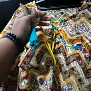 Teal Blue Ethnic gown with jacket