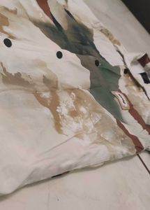Men's Abstract Print Short Sleeve Shirt