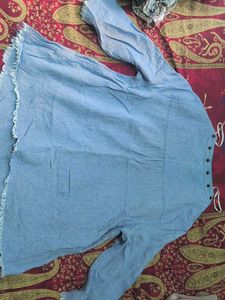 Casual Blue Tunic