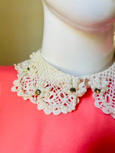 Pink Transparent Embellished  Top