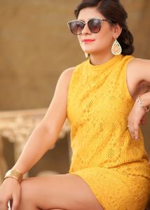 Forever 21 | Mustard Yellow Floral Sheath Dress