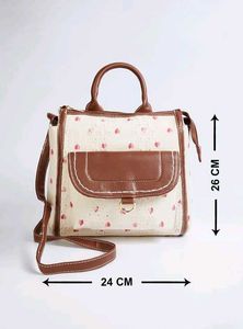 Cute Heart Print Handbag