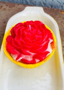 Jar Candle With Rose