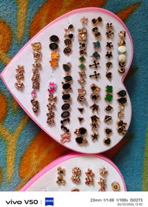 Assorted Stud Earrings Set of 1 pairs