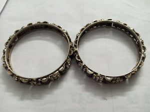Vintage Rhinestone Bangles - Set of 3