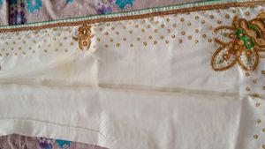 Designer Saree With Blouse, Size 38''