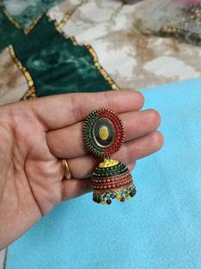 Assorted Ethnic Earrings &amp; Maangtika Set