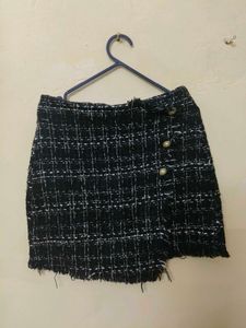Chic Tweed Mini Skirt Free Delivery
