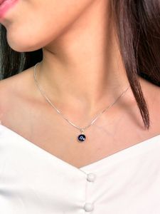 Evil Eye Chain Pandent Pure Silver 925