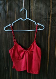 Red Camisole Top