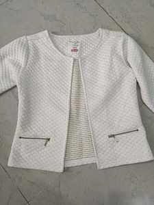 🎀 Pinterest White Jacket🌷🌷🌷