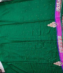 Elegant Green Silk Saree