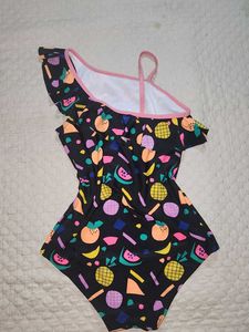 Funky Fruit Print One-Piece Swimsuit